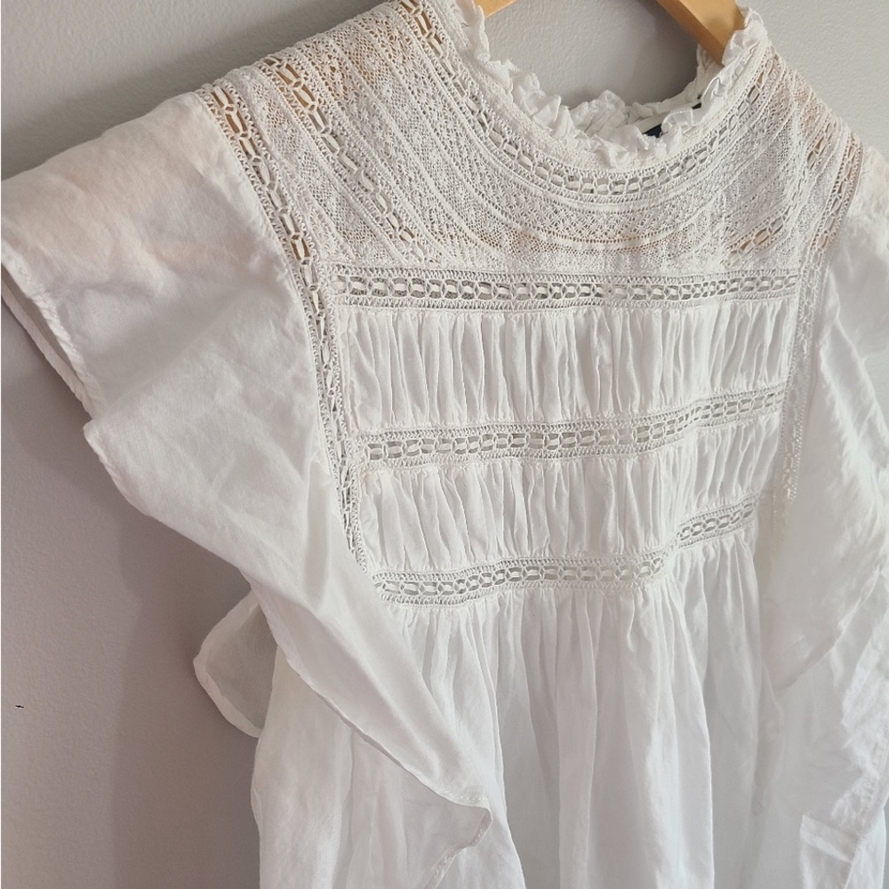 LOVE SAM White Lace Top - Picture 3 of 8